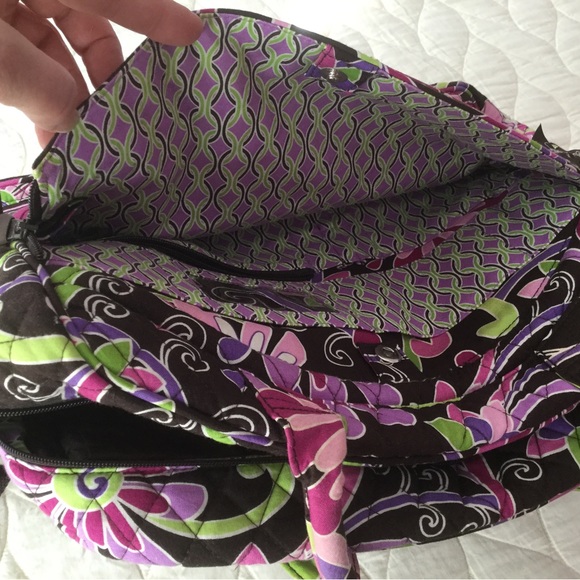 Vera Bradley tote bag- Purple Punch pattern - Picture 2 of 11